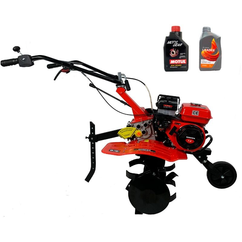 foto del prodotto motozappa manuale 7.5 cv 3 olio