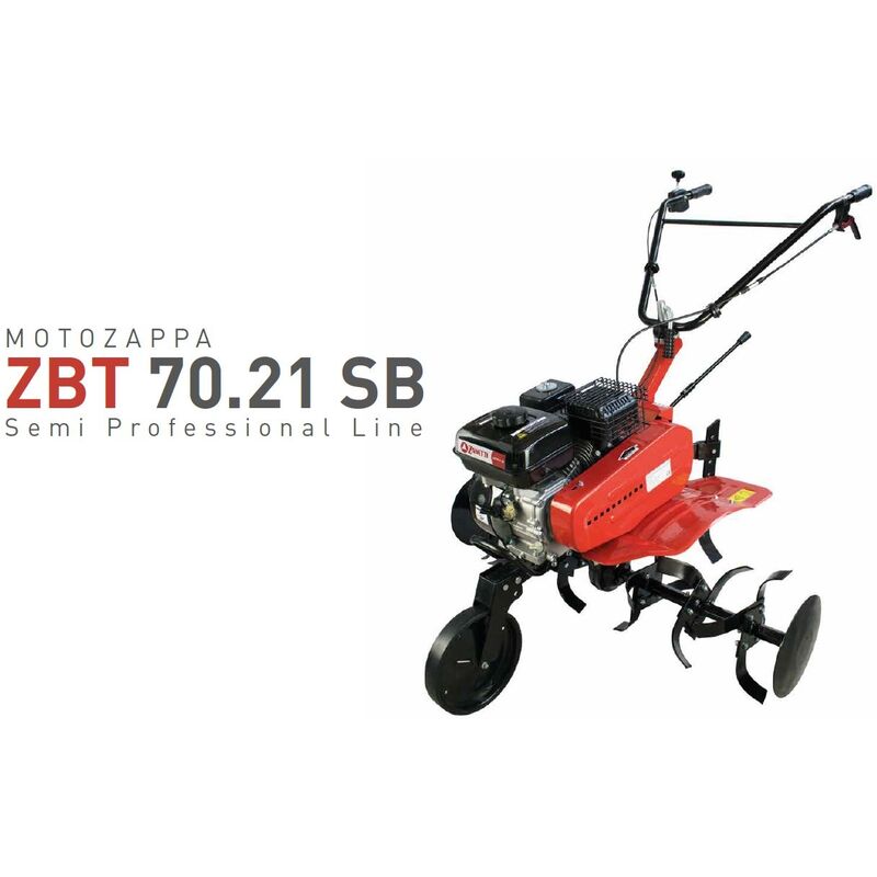 foto del prodotto motozappa zbt 70.21 sb zanetti 208 cc a benzina filtro aria 3 stadi snorkel