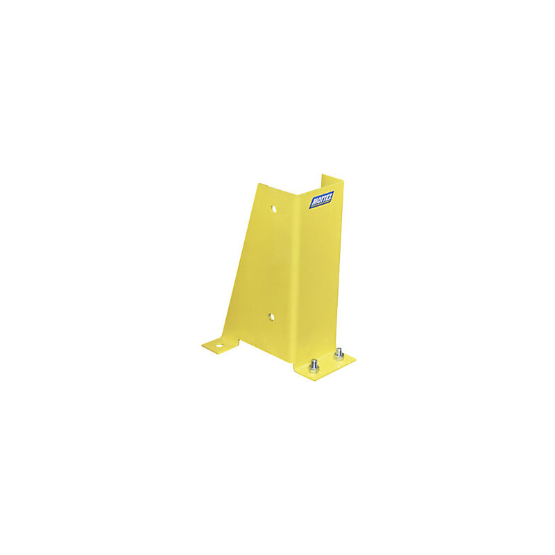 foto del prodotto mottez paracolpi acciaio altezza 350 mm giallo profilo