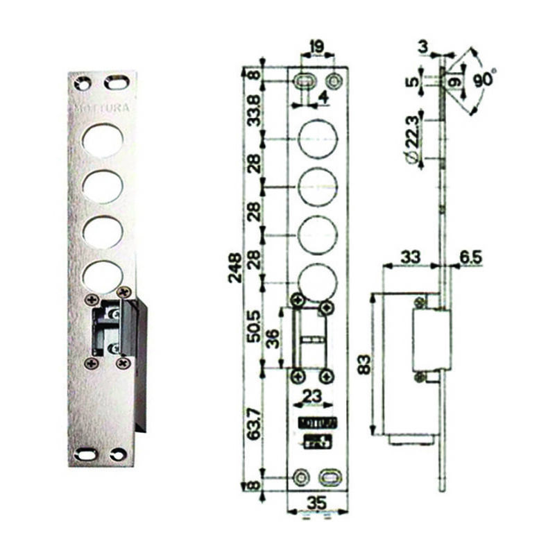 foto del prodotto mottura contropiastre elettriche 94077 28 dx 94077d028n 