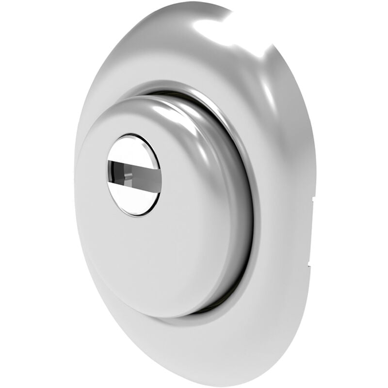 foto del prodotto mottura defender antitrapano per serrature mm. 50 finitura cromo satinato