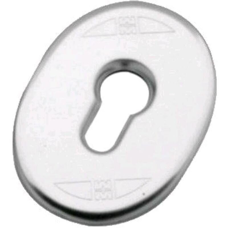 foto del prodotto mottura mostrina porta blindata imbutita 95416 f.sagom cromo satinato mm 65x90 5 pz