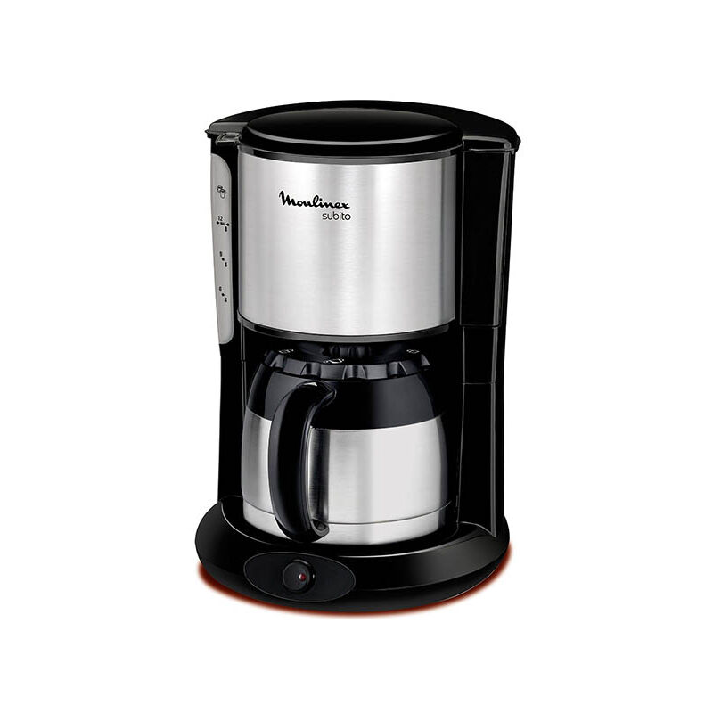 foto del prodotto moulinex caffettiera coibentata 12 tazze 800w nera ft360811