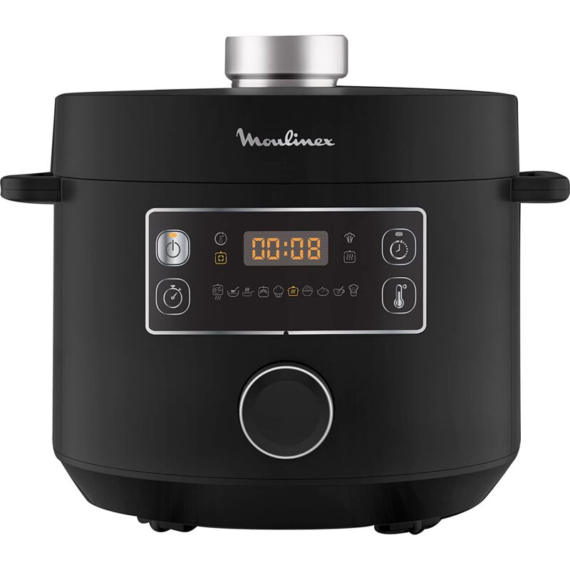 foto del prodotto moulinex ce7548 turbo cuisine multicooker veloce, 5 litri, pentola a pressione elettrica, robot da cucina multifunzione con tecnologia spherical