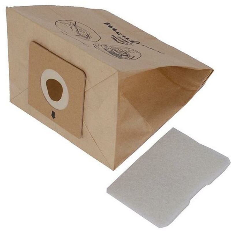 foto del prodotto moulinex confezione di 6 sacchetti 1 filtro aspirapolvere 535295073455459001