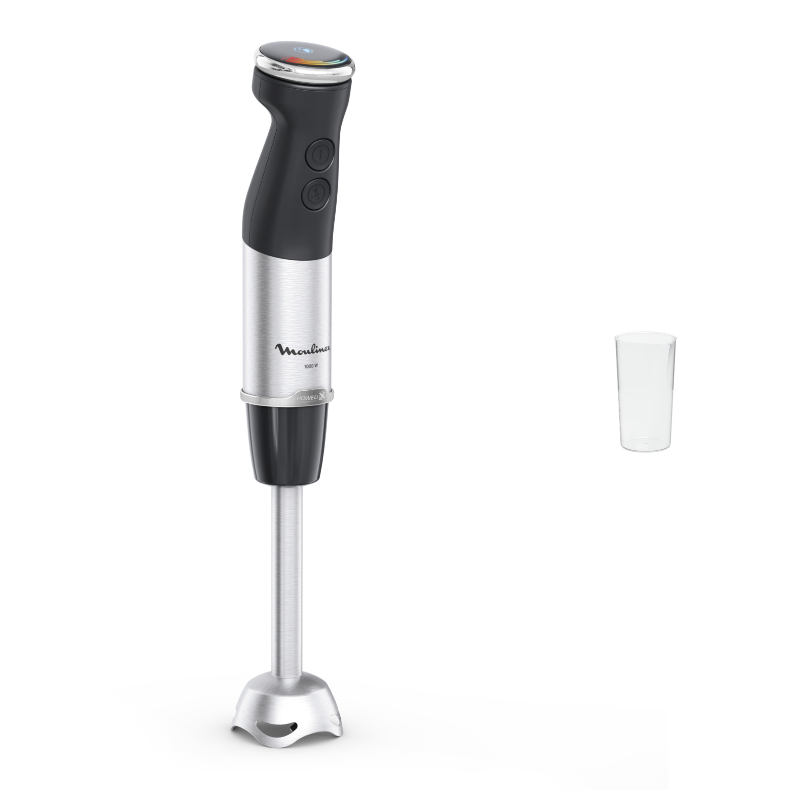 foto del prodotto moulinex dd6718 frullatore frullatore ad immersione 1000 w nero, acciaio inox