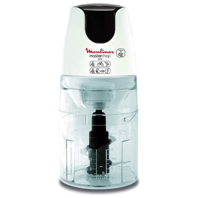 foto del prodotto moulinex dj450b masterchop tritatutto 3 in 1 4 lame 500w bianco