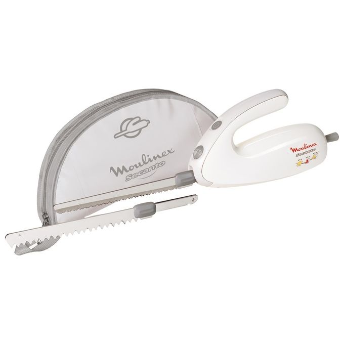 foto del prodotto moulinex djac41 secanto coltello elettrico 2 coppie di lame bianco