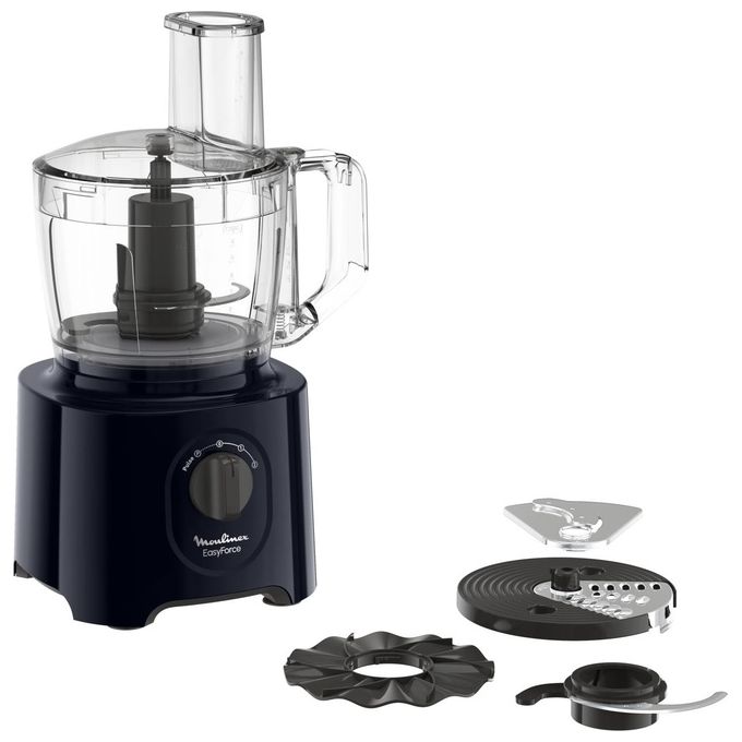foto del prodotto moulinex fp2428 easy force robot da cucina e frullatore 4 accessori 15 funzioni 800 w