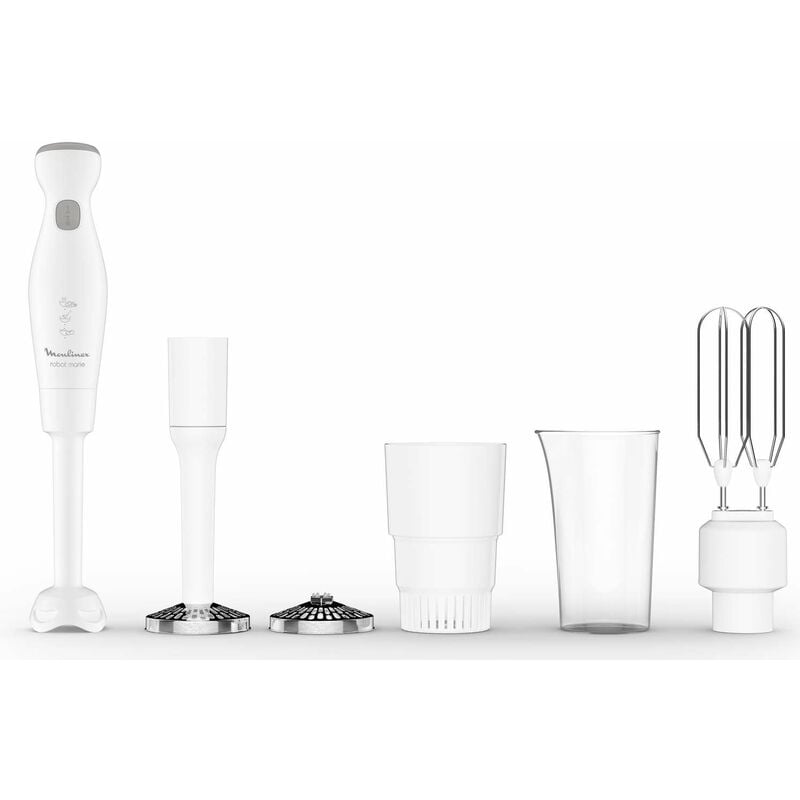 foto del prodotto moulinex frullatore a immersione 450w bianco ddg25110