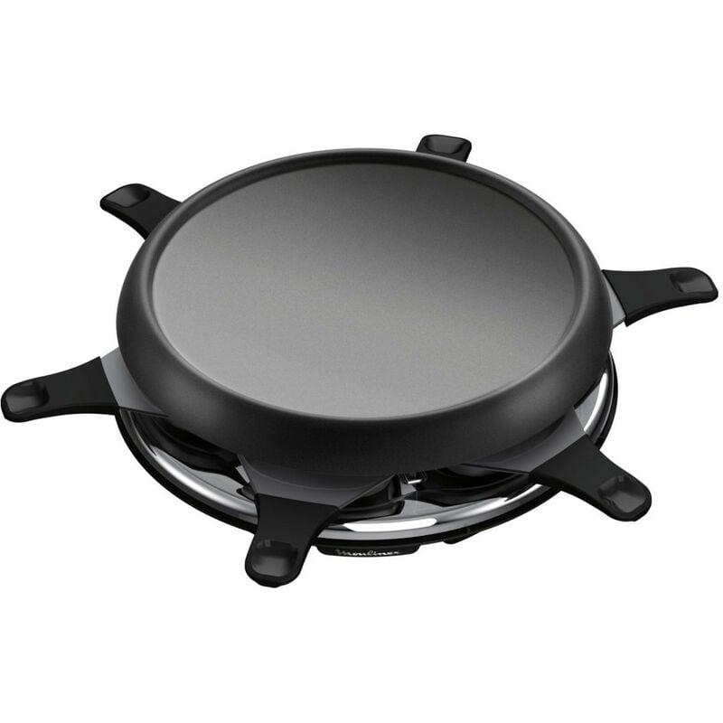 foto del prodotto moulinex macchina per raclette 6 persone 700w plancha crepe maker re151812