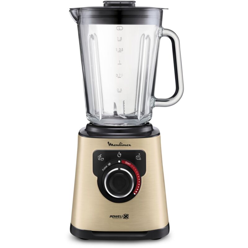 foto del prodotto moulinex perfectmix frullatore, frullatore alta velocit potenza 1200w, tecnologia powelix, capacit 1.5litri, frullatore con vaso in vetro