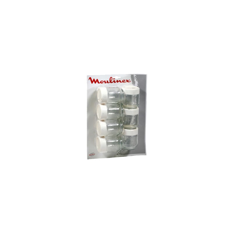 foto del prodotto moulinex set di 7 vasetti per yogurtiera a14a03