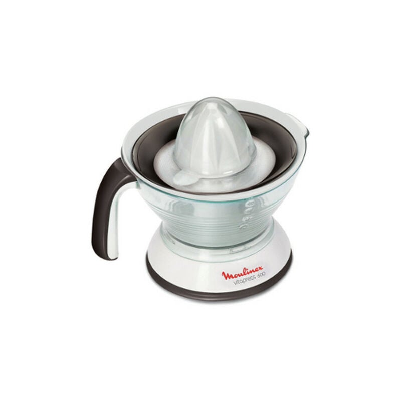foto del prodotto moulinex vitapress spremiagrumi, capacit di 0,6l, caraffa graduata, accensione spegnimento automatici, doppia rotazione, 2 filtri, facile da