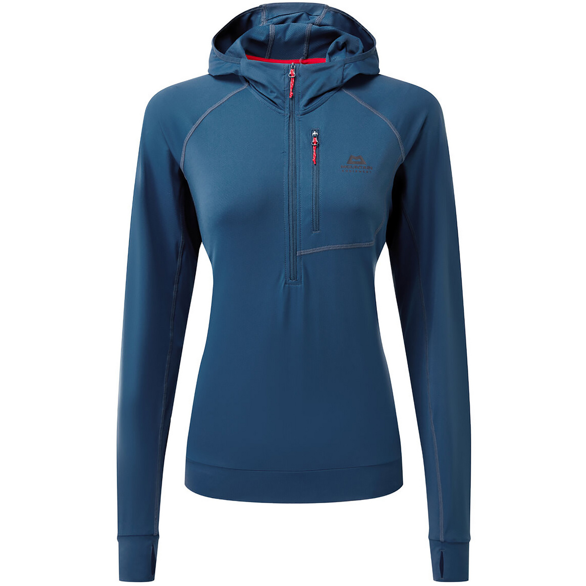 foto del prodotto mountain equipment donna felpa con cappuccio e zip aiguille