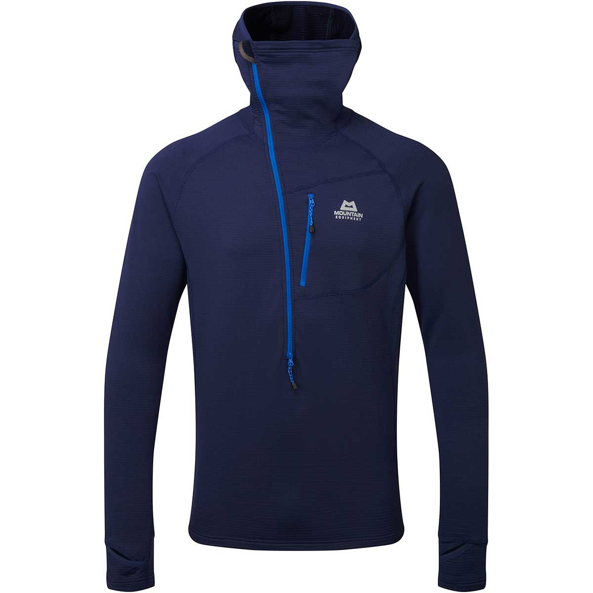 foto del prodotto mountain equipment uomo felpa a zip con cappuccio eclipse