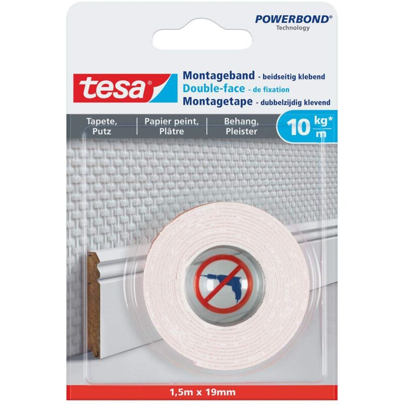 foto del prodotto mounting tape for wallpaper plaster 10kg m tesa