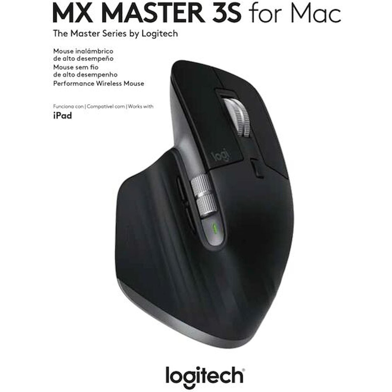 foto del prodotto mouse logitech mx master 3s per mac nero