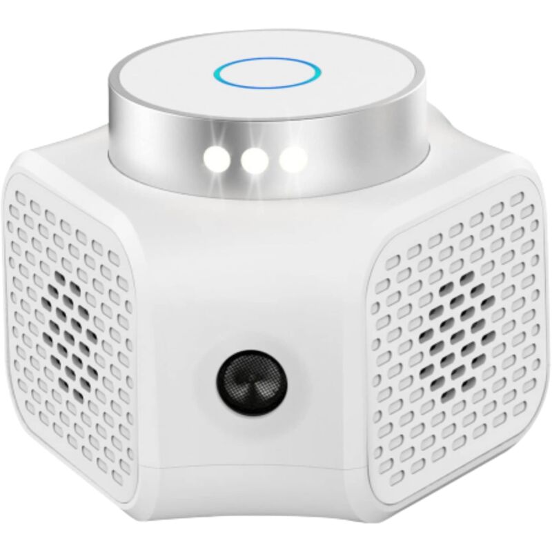 foto del prodotto mouse ultrasonico bianco repellente ad ultrasuoni per topi, ratti e roditori dispositivo repellente per topi protezione a 360 alternative efficaci