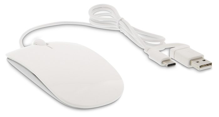 foto del prodotto mouse usb c lmp white italia