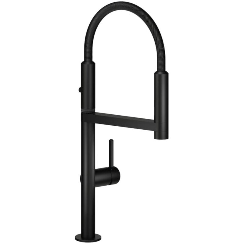 foto del prodotto move mv92300 miscelatore lavello bocca girevole nero opaco codice prod mv92300 50bm nobili
