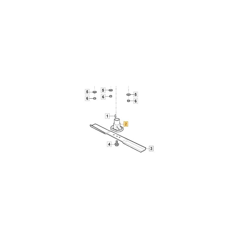 foto del prodotto mozzo lama di 17 mm originale stiga rasaerba tagliaerba a batteria 322463190 0