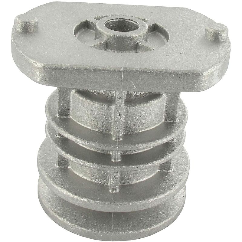 foto del prodotto mozzo lama per tosaerba castelgarden, mac garda altezza 68 mm foro centrale 25 mm profondit del pozzo 43 mm greenstar
