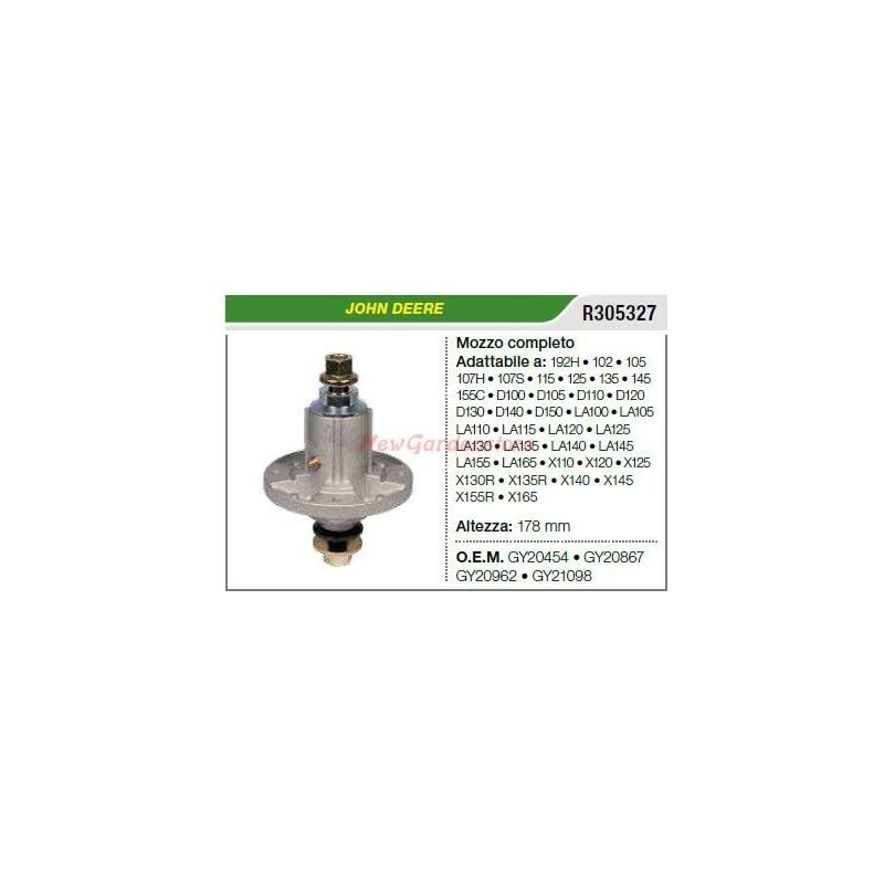 foto del prodotto mozzo portalama per tagliaerba rasaerba tagliaerba 192h 102 105 r305327 compatbile con john deere