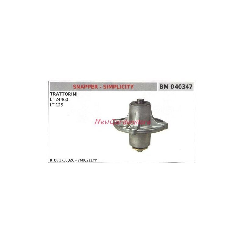 foto del prodotto mozzo portalama trattorino rasaerba tagliaerba lt 24460 125 snapper 1735326 7600211yp