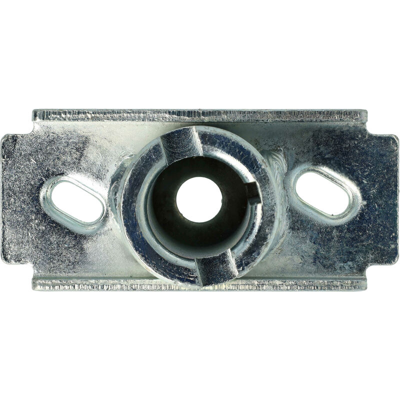 foto del prodotto mozzo portalame compatibile con brast brb-rm 20174 power, brb-rm 18196 estart premium tosaerba - 10 x 5 x 4,5 cm argento - vhbw