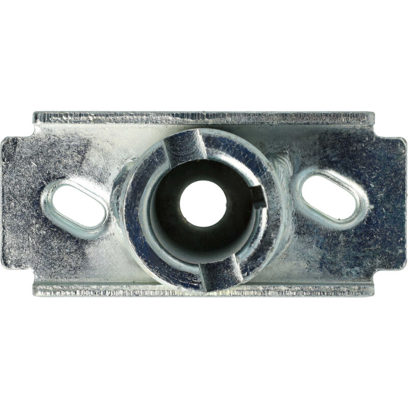 foto del prodotto mozzo portalame compatibile con brast brb-rm 20196 deluxe, brb-rm 20196 power, brb-rm 20196 speed tosaerba - 10 x 5 x 4,5 cm argento - vhbw