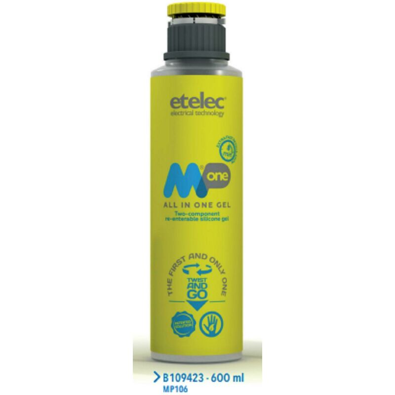 foto del prodotto mp one gel riempitivo siliconico bicomponente 600ml mono fl mp106 etelec