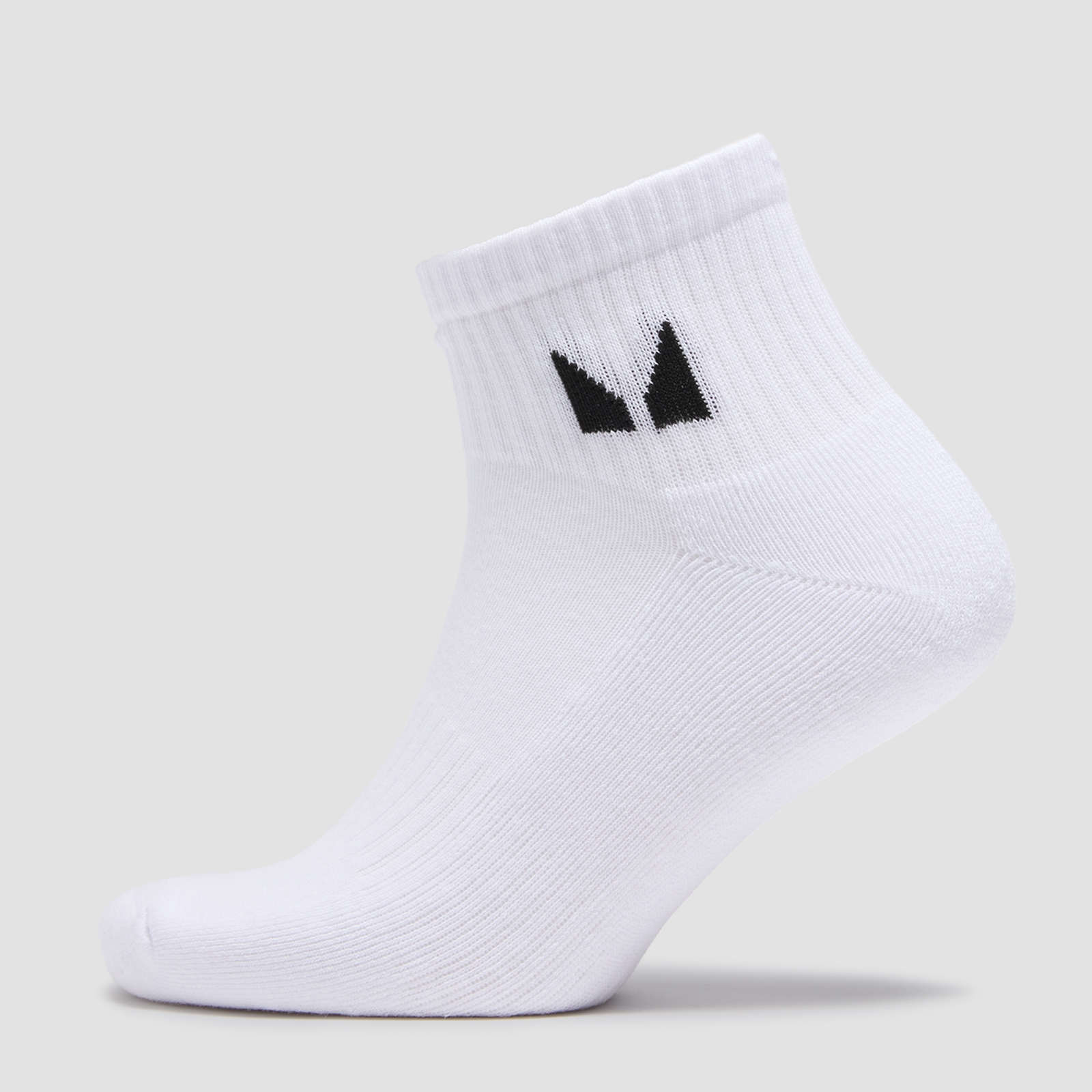 foto del prodotto mp unisex ankle socks 3 pack white uk 2 5
