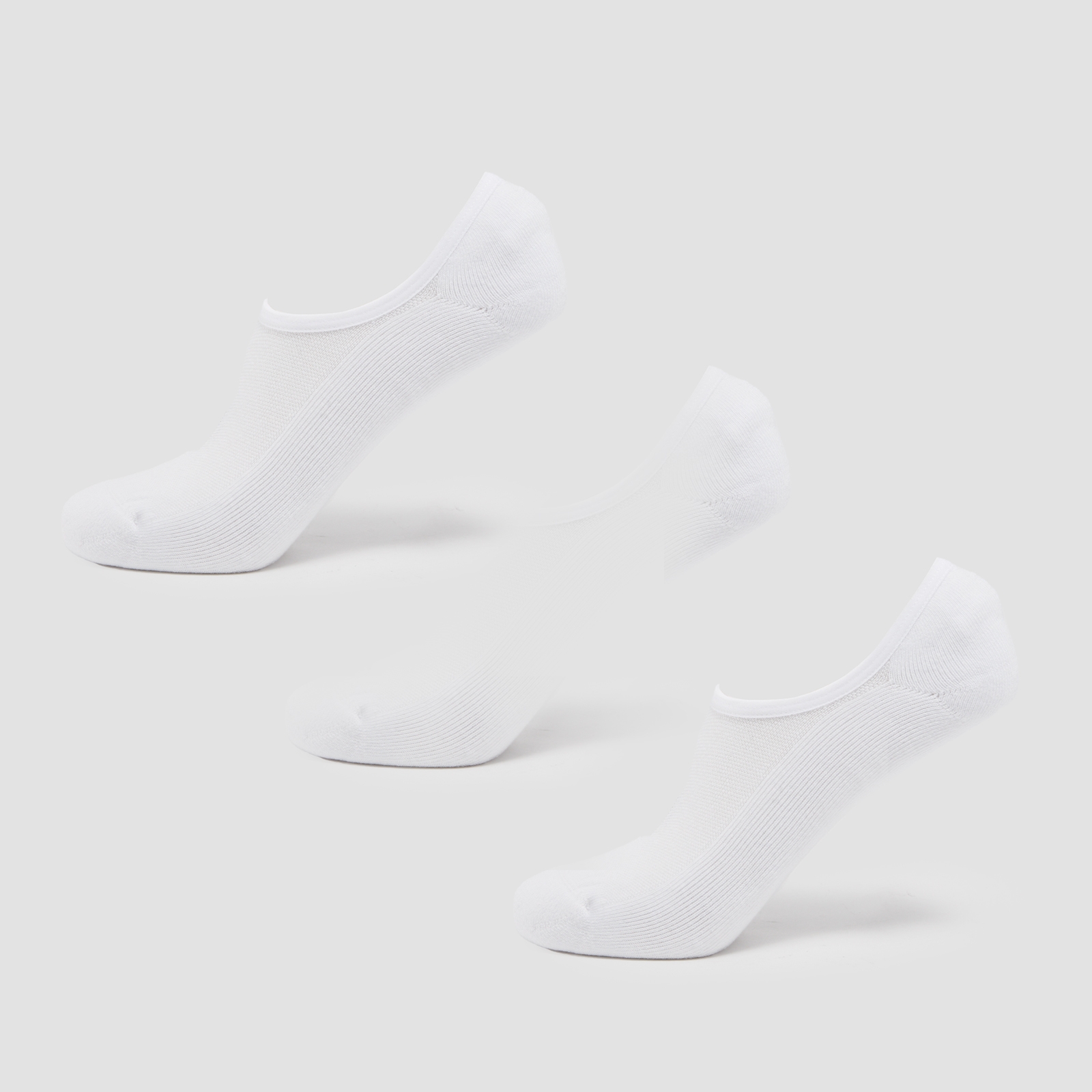 foto del prodotto mp unisex invisible socks 3 pack white uk 2 5