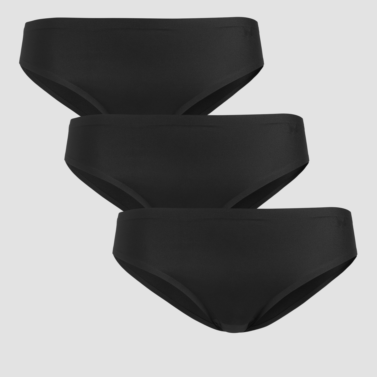 foto del prodotto mp women s mid rise no vpl bikini brief 3 pack black xs