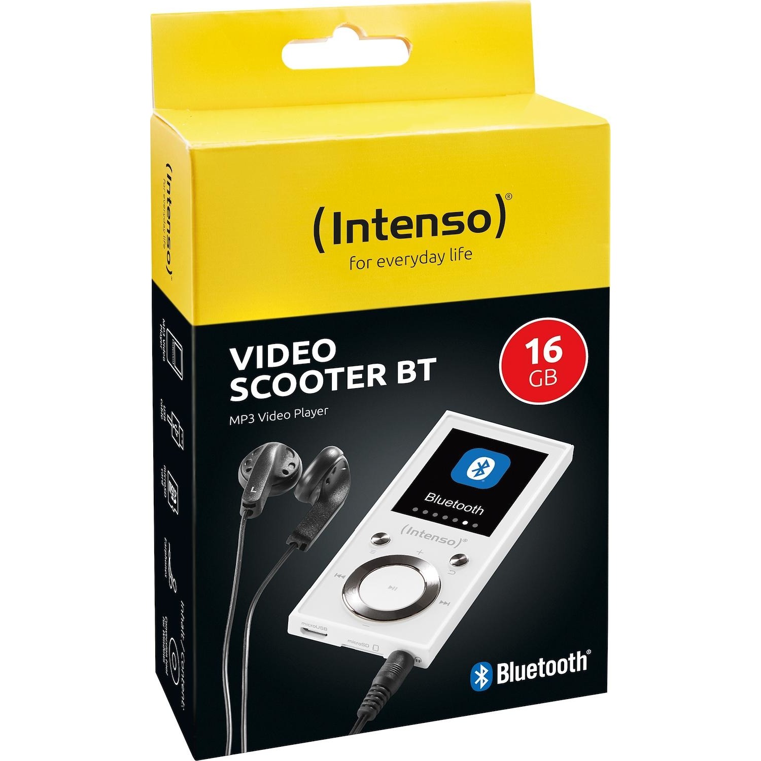foto del prodotto mp3 intenso scooter video colore bianco