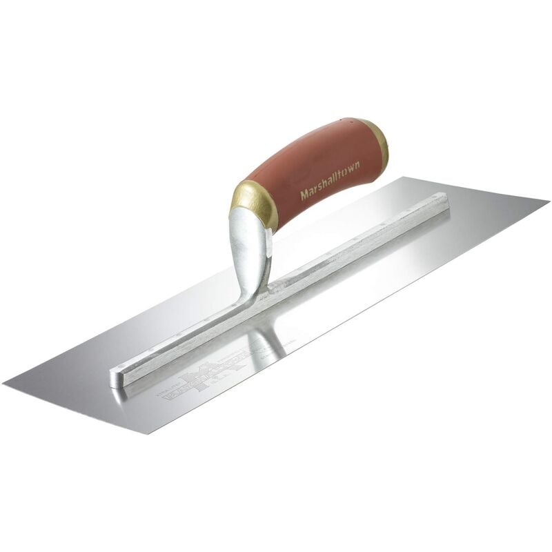 foto del prodotto mpb14ssd cazzuola in acciaio inox con lama pre usata, 35,5 cm marshalltown