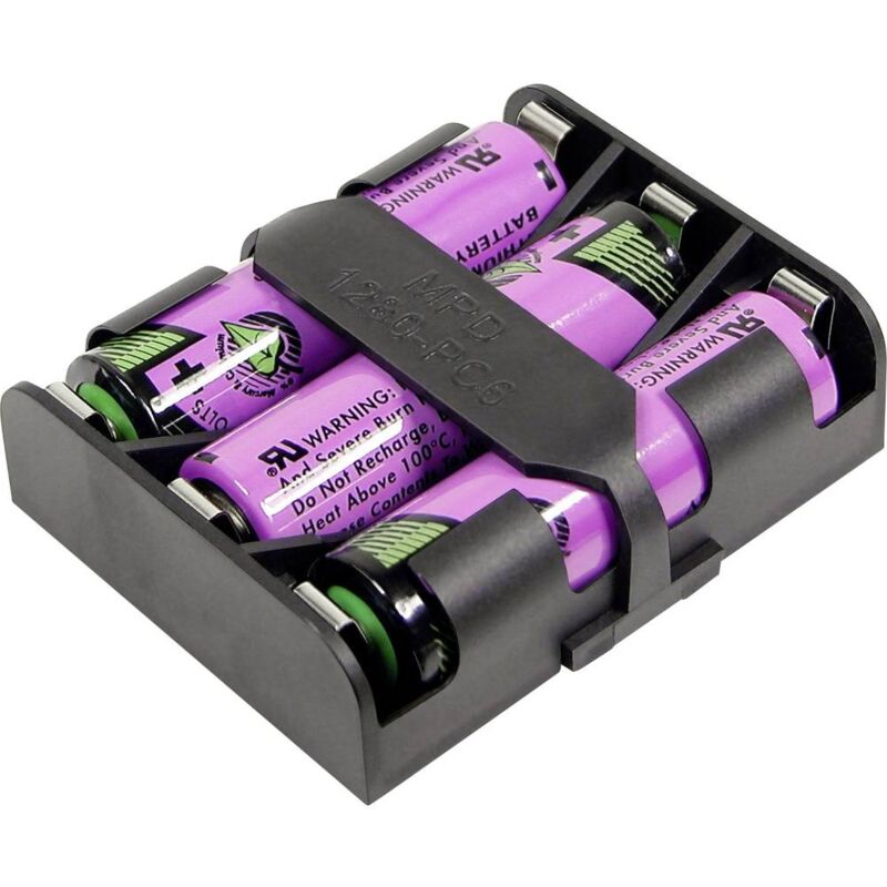 foto del prodotto mpd bk 1280 pc6 portabatteria 3x stilo aa terminali a saldare l x l x a 60 x 48 x 17 mm