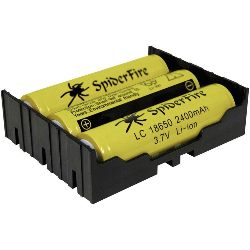 foto del prodotto mpd bk 18650 pc6 portabatteria 3x 18650 foro passante tht l x l x a 77.7 x 59.69 x 21.54 mm