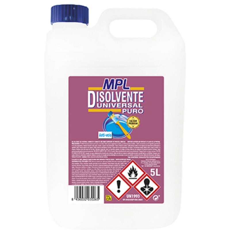 foto del prodotto mpl - solvente universale puro 5lt 300795