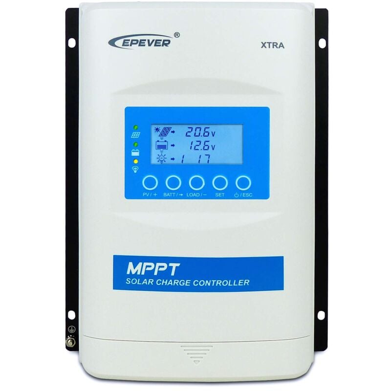 foto del prodotto mppt xtra-n solar laderegler charge controller, 10-40a, 12 24 36 48vdc auto work, pv 100-150v, xds2 display - epever