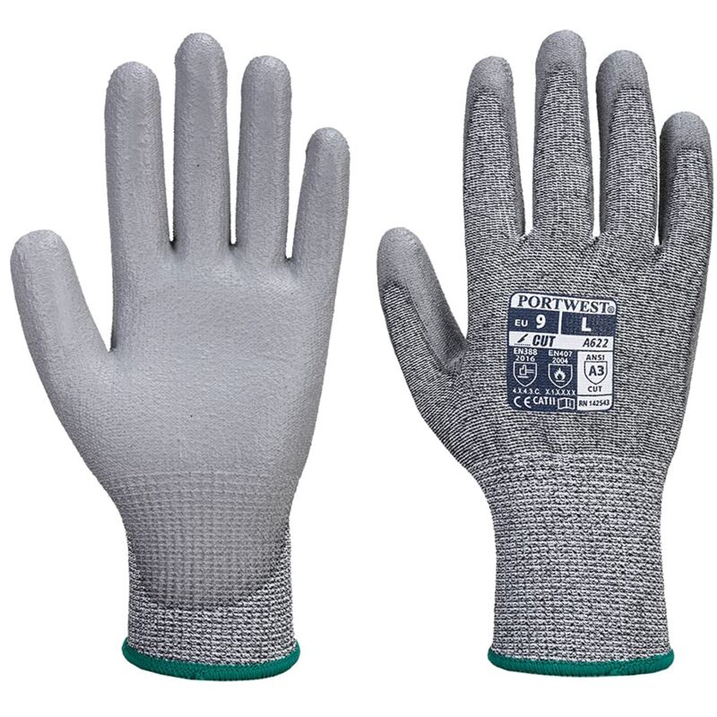 foto del prodotto mr cut a622g7rs guanti con palmo in poliuretano, s portwest