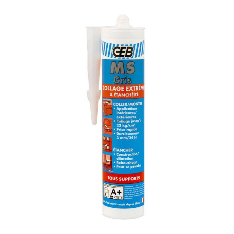 foto del prodotto ms ibrido polimero cartuccia grigio 250ml