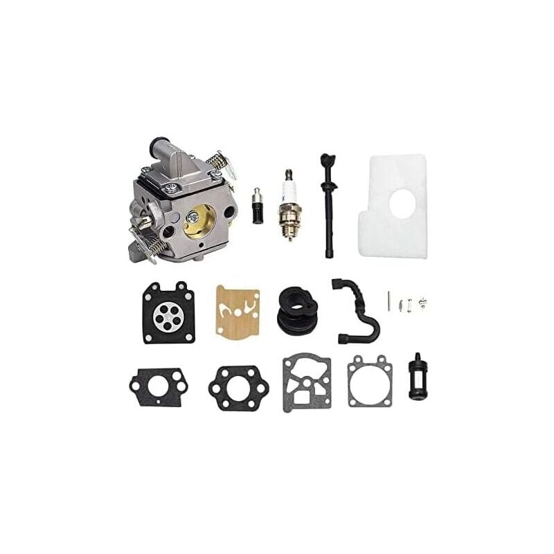 foto del prodotto ms170 ms180 c1q s57a carburateur kit pour stihl 017 018 ms 170 180 180c ms170 ms180 ms170c ms180c tron onneuse tondeuses gazon avec filtre air