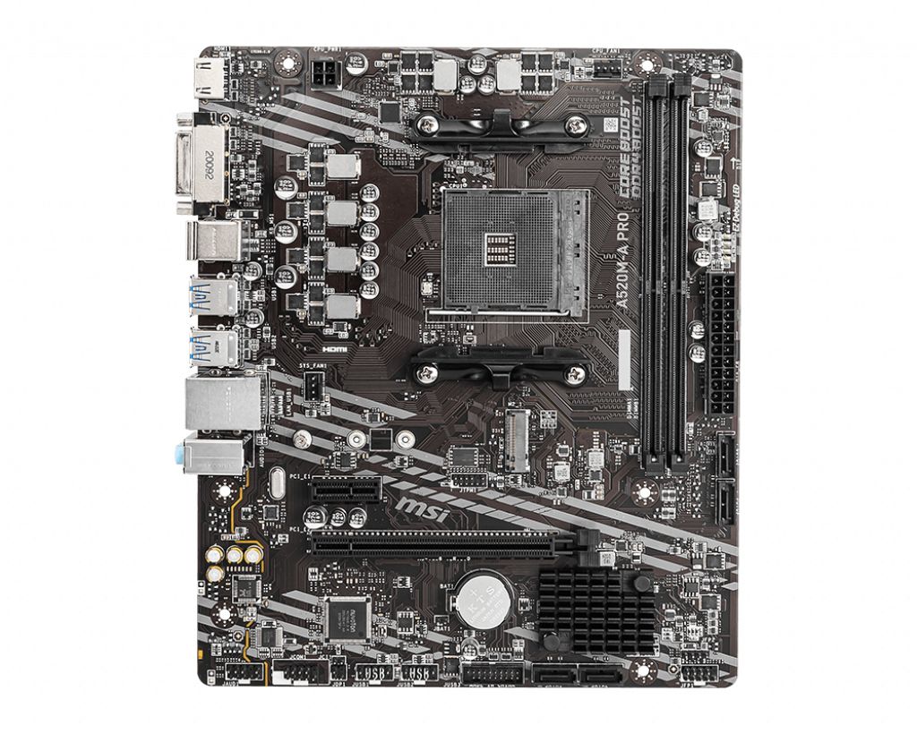 foto del prodotto msi a520m a pro scheda madre amd a520 socket am4 micro atx