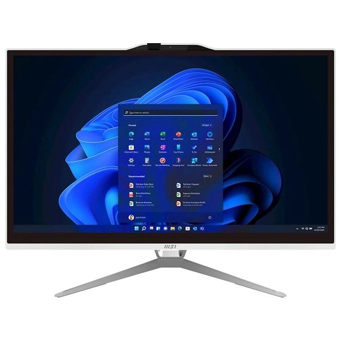 foto del prodotto msi ap222t 13m-014it intel pentium g7400 4gb hd 128gb ssd 21.5'' windows 11 pro