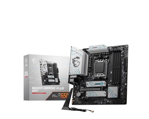 foto del prodotto msi b650m gaming plus wifi scheda madre amd b650 socket am5 micro atx