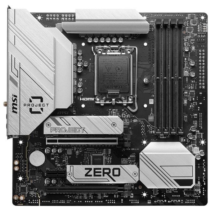 foto del prodotto msi b760m scheda madre project zero lag 1700
