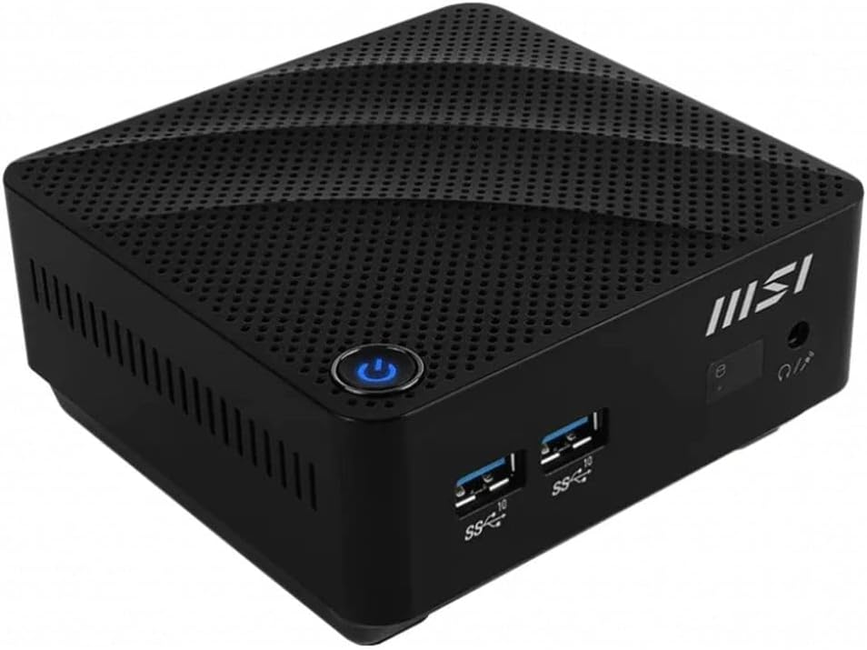 foto del prodotto msi cubi n adl 001eu intel n n200 4 gb ddr4 sdram 128 gb ssd windows 11 pro mini pc nero