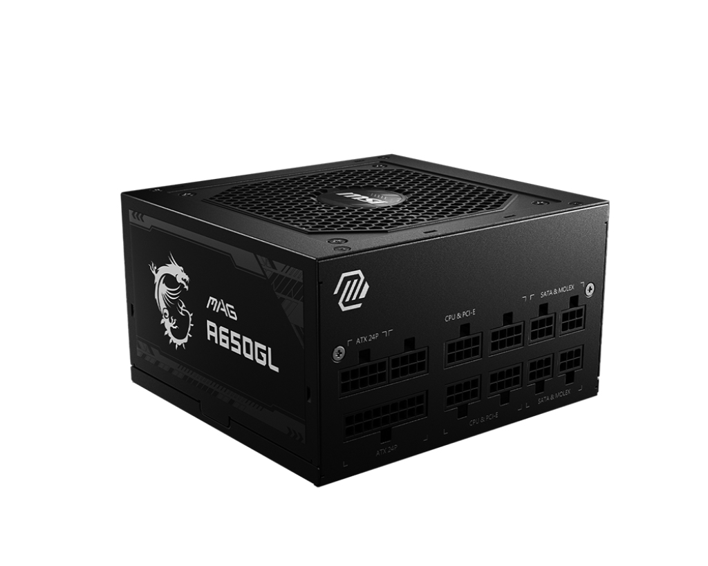 immagine 0 del prodotto msi mag a650gl alimentatore per computer 650 w 20 4 pin atx atx nero